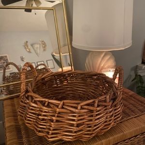 Cute wicker basket